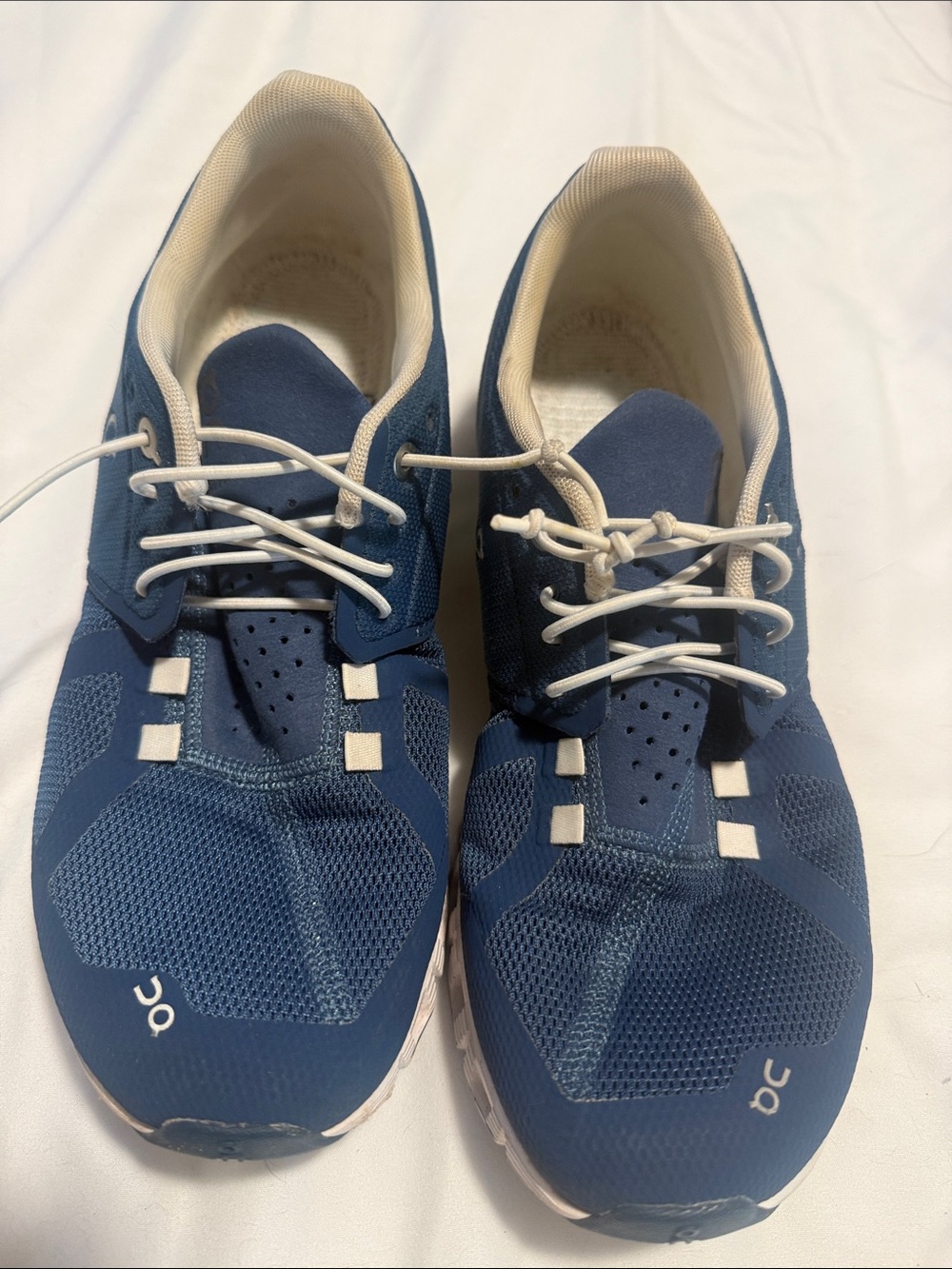 On Cloud Women's Athletic Shoes in Navy Blue